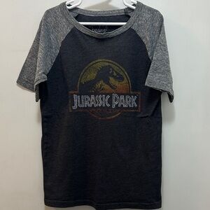 Jumping Beans Jurassic Park Kids T-Shirt - Black and Gray Size 8